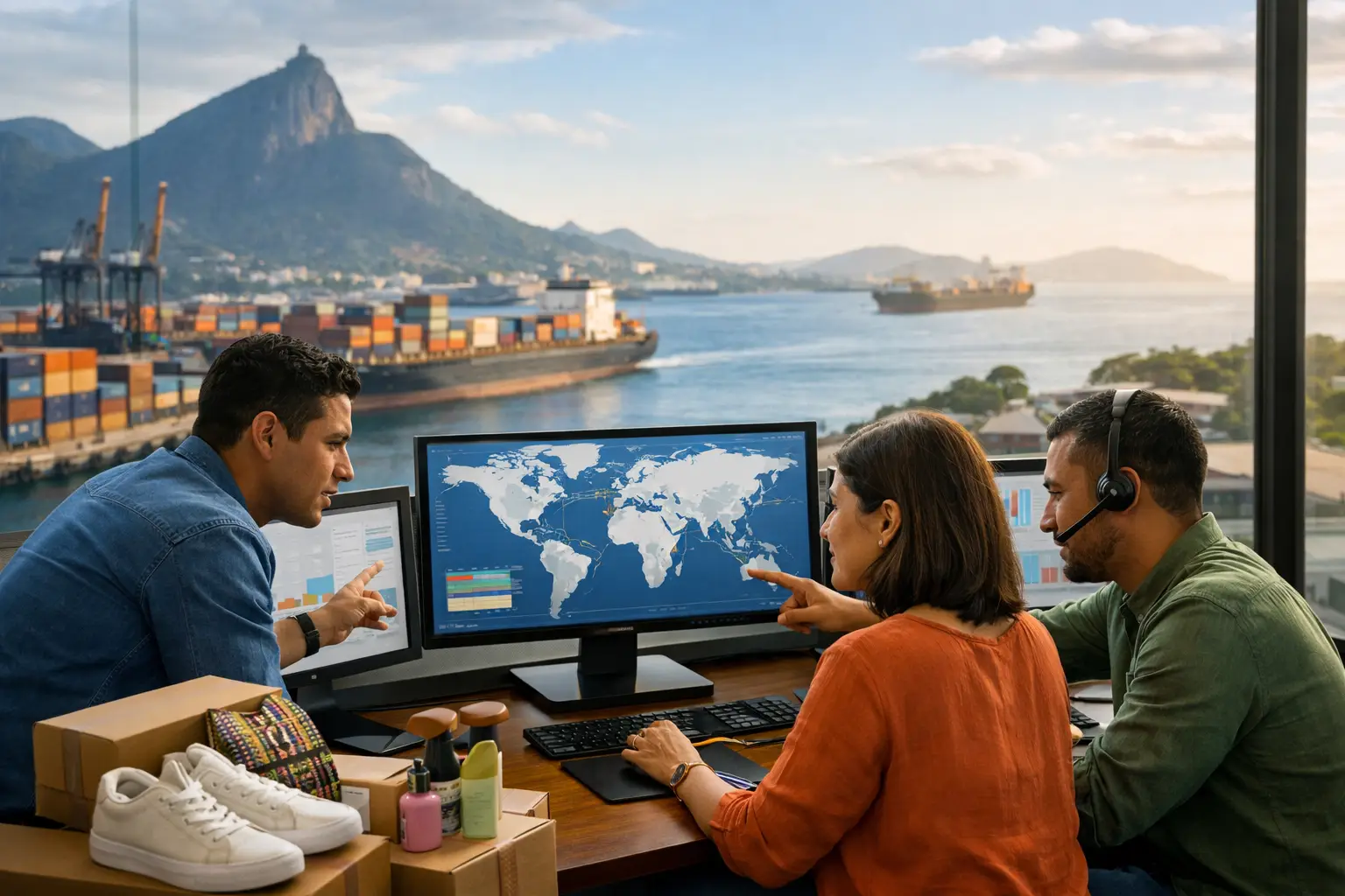 International Shipping Analytics Dashboard
