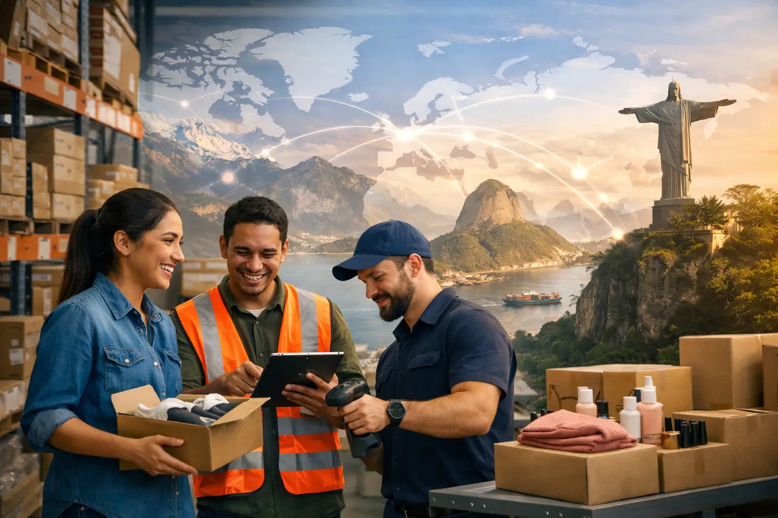 Warehouse Order Routing for Global Fulfillment
